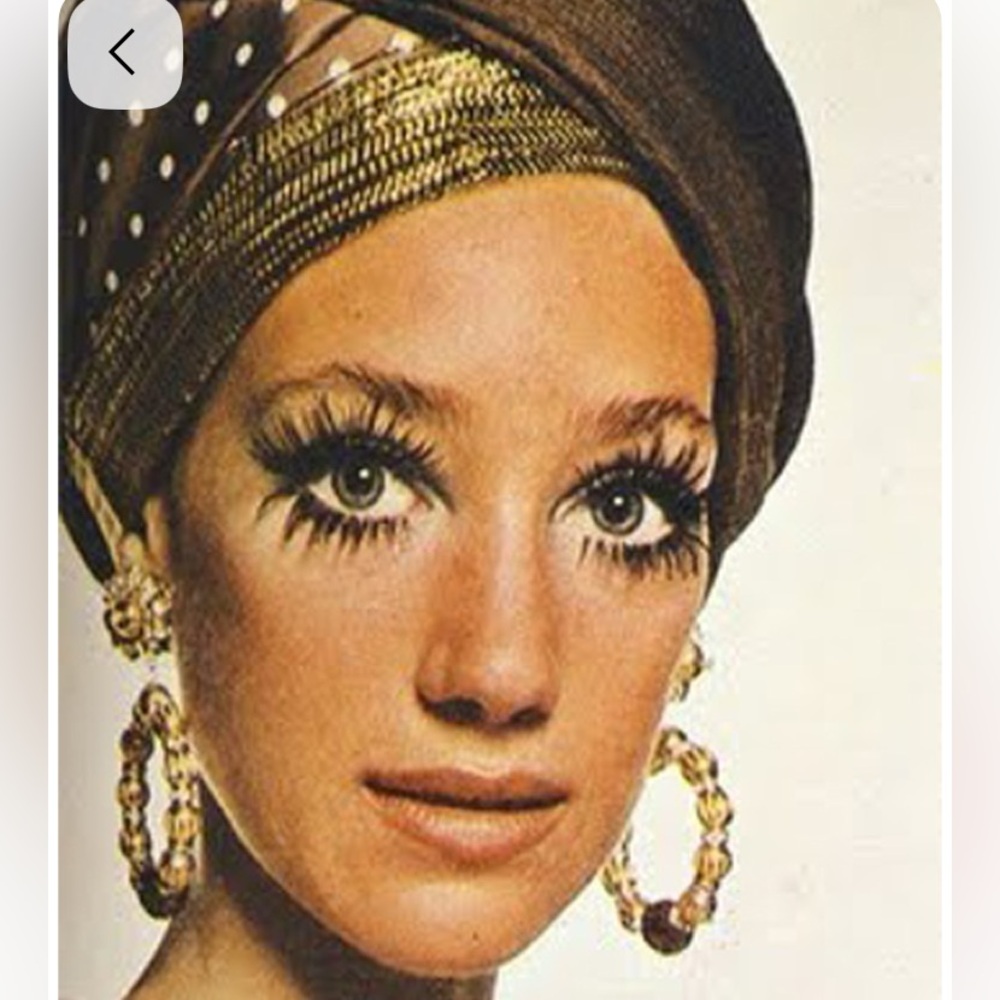 60’s CHRISTIAN DIOR CHAPEAUX SILK STRIPED TURBAN HAT - Picture 8 of 16